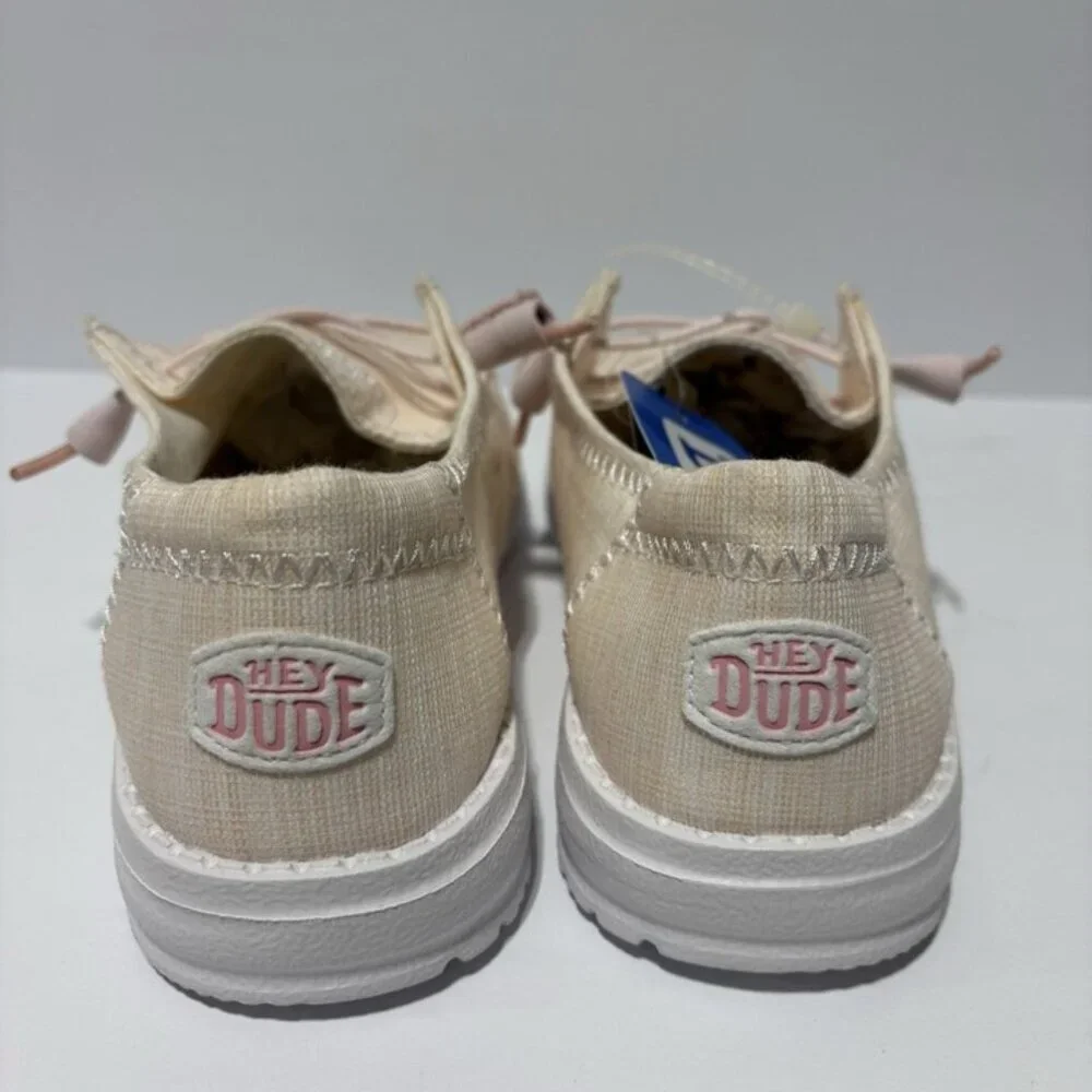 Hey Dude Women’s Star Pink Slip-On Shoes, Size 9 M